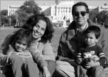 Sameer Shah and his family (from 25th Reunion book submission)