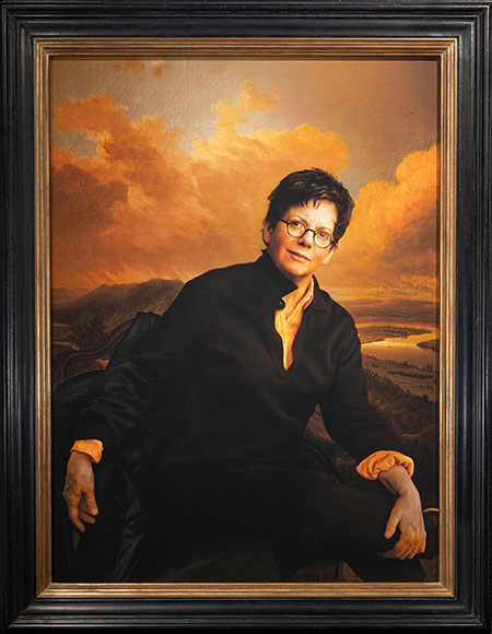 Portrait of Biddy Martin by Annie Liebovitz