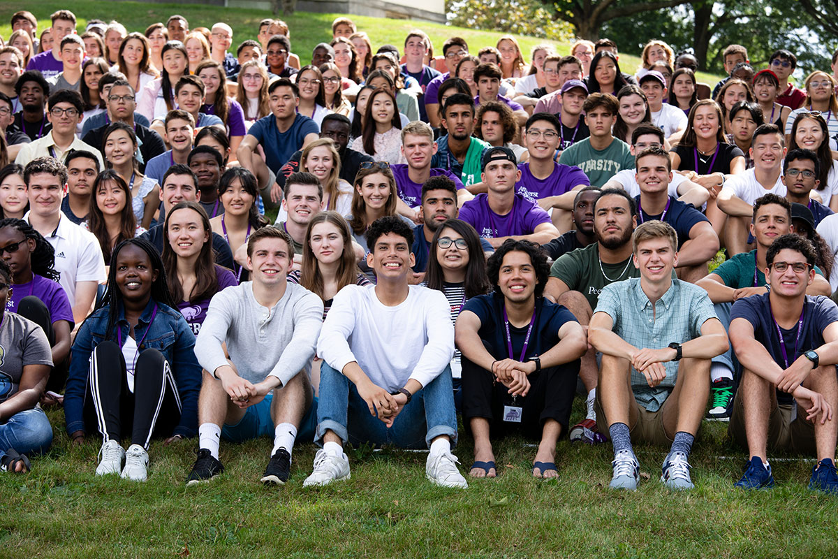 Group portrait of part of the class of 2019