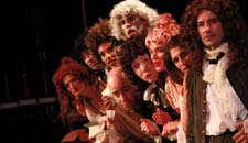 Cast of "The Libertine" on stage