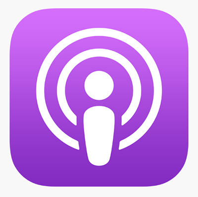 The Apple Podcast logo