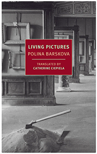 A book cover titled Living Pictures