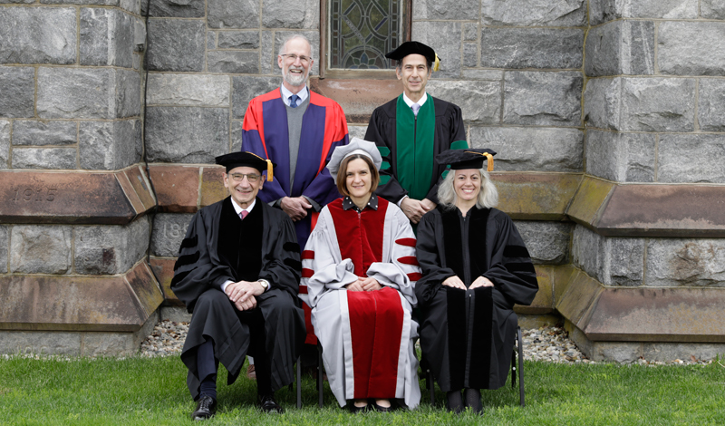 group portrait of the 2017 honorary degree recipients