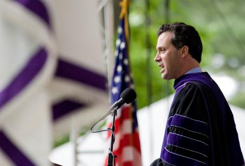 President Anthony W. Marx delivers the 2007 Commencement Address