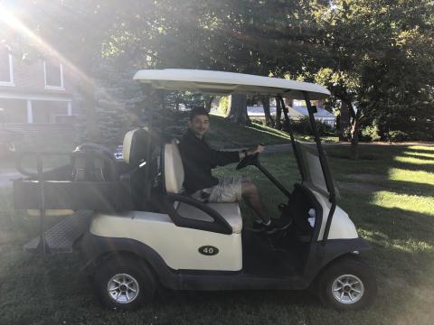 SPA in golf cart