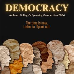 Democracy Speech competition poster.