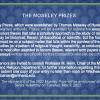 Information about the annual Moseley prize for seniors